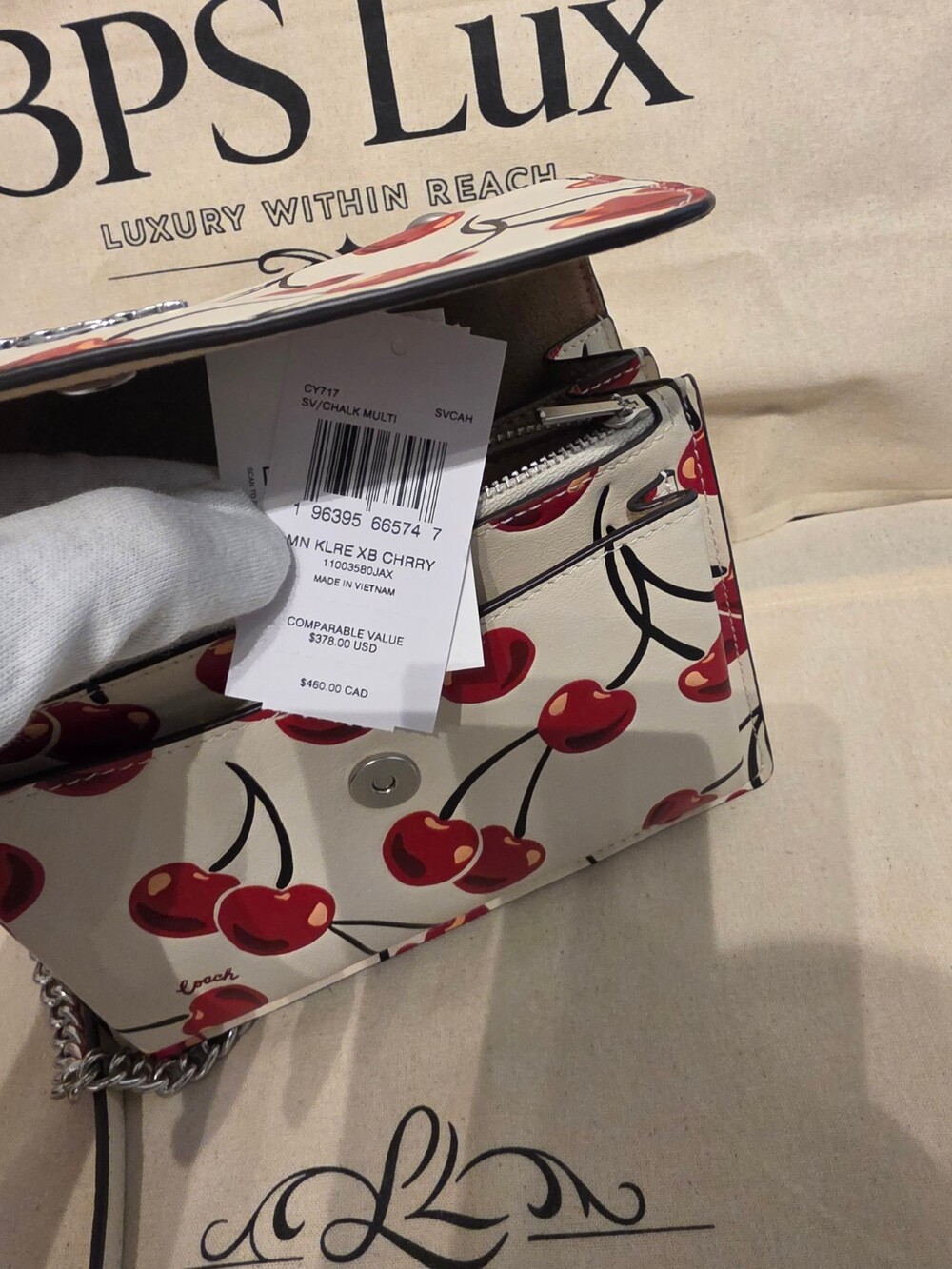 Coach Mini Klare Crossbody Bag With Cherry Print